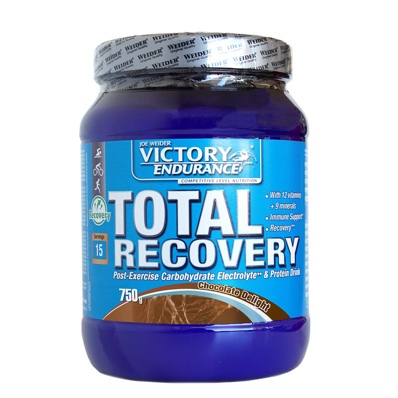 Victory Endurance Total recovery sabor chocolate 750 750g preparado bebida postentreno de carbohidratos electrolitos y