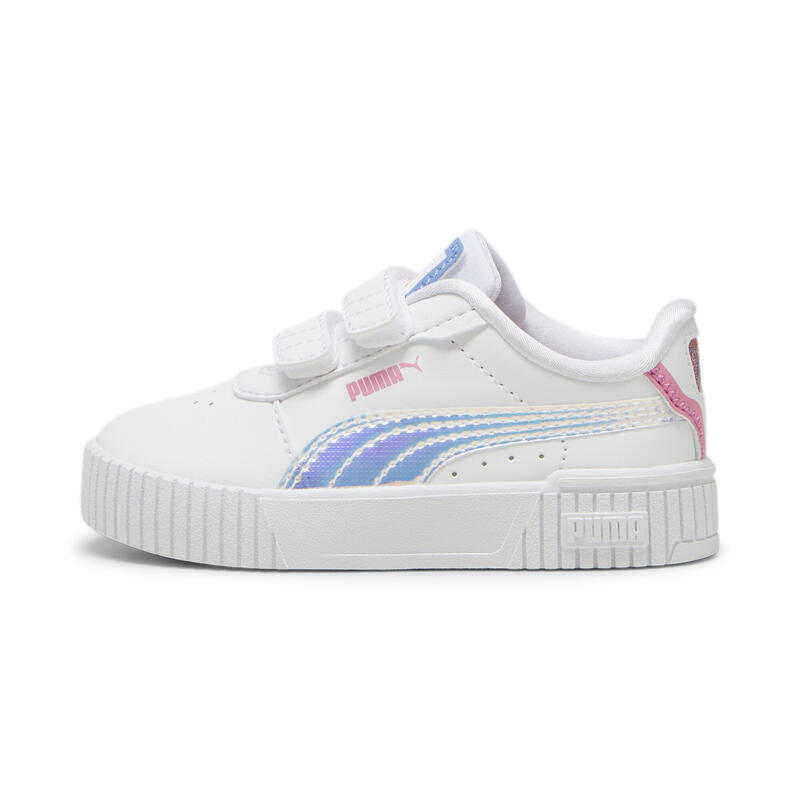 Zapatillas Carina 2.0 Deep Dive para bebé PUMA White Blue Skies Fast Pink