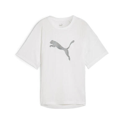 Evostripe t-shirt met graphic voor dames puma white
