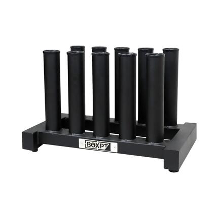 Rangement vertical pour barres olympiques 10 un.