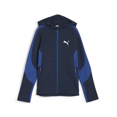 Felpa con cappuccio e zip integrale EVOSTRIPE da ragazzi PUMA Black