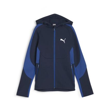 Veste zippée à capuche EVOSTRIPE Enfant et Adolescent PUMA Black