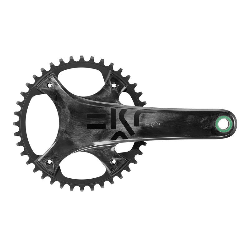 Guarnitura in carbonio senza coppa Campagnolo Ekar Torque Pro Tech 145 BCD 38 T