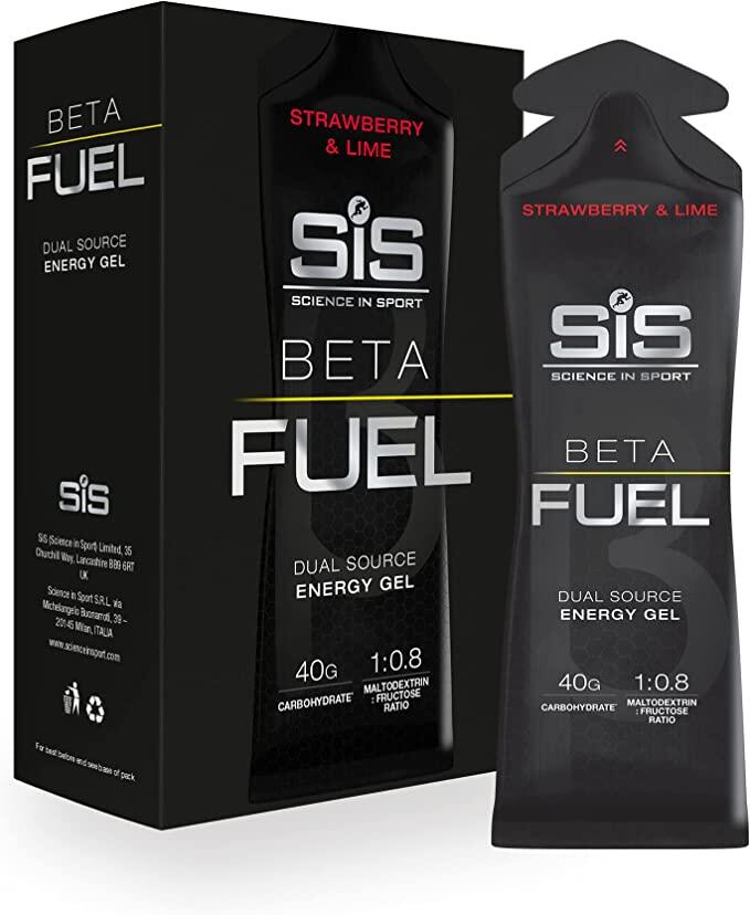 SCIENCE IN SPORT Science In Sport | Beta Fuel Energy Gel | Strawberry & Lime Flavour | 6 pack