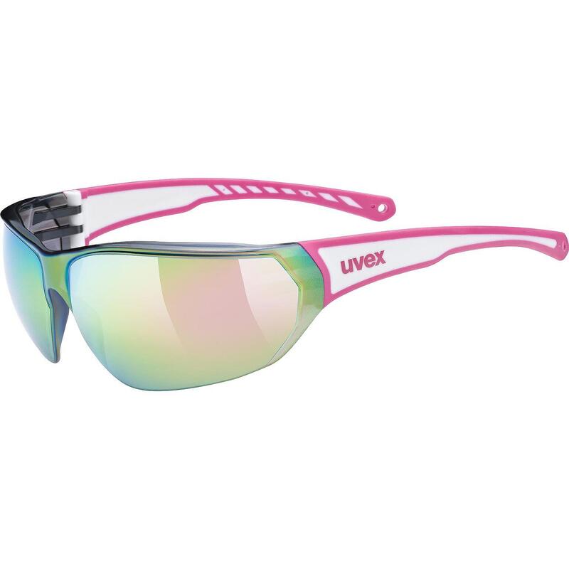 Sportstyle 204 運動太陽眼鏡 - 粉紅白色