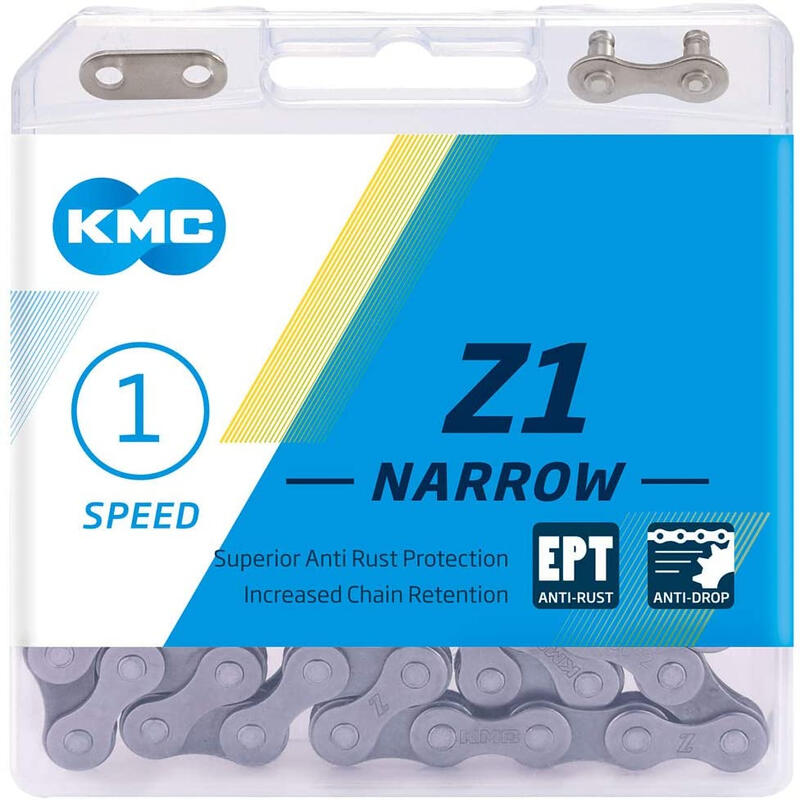 Cadena Z1 Narrow EPT 1 velocidad, 112 eslabones - plata