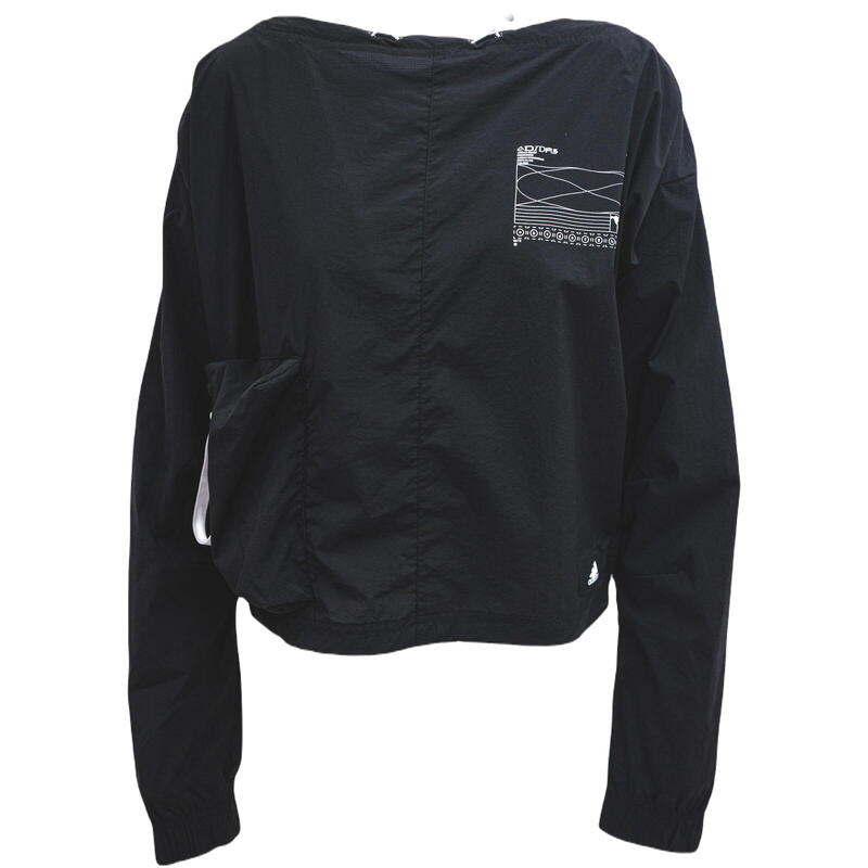 Bluza femei adidas Sportswear X-City Crew, Negru