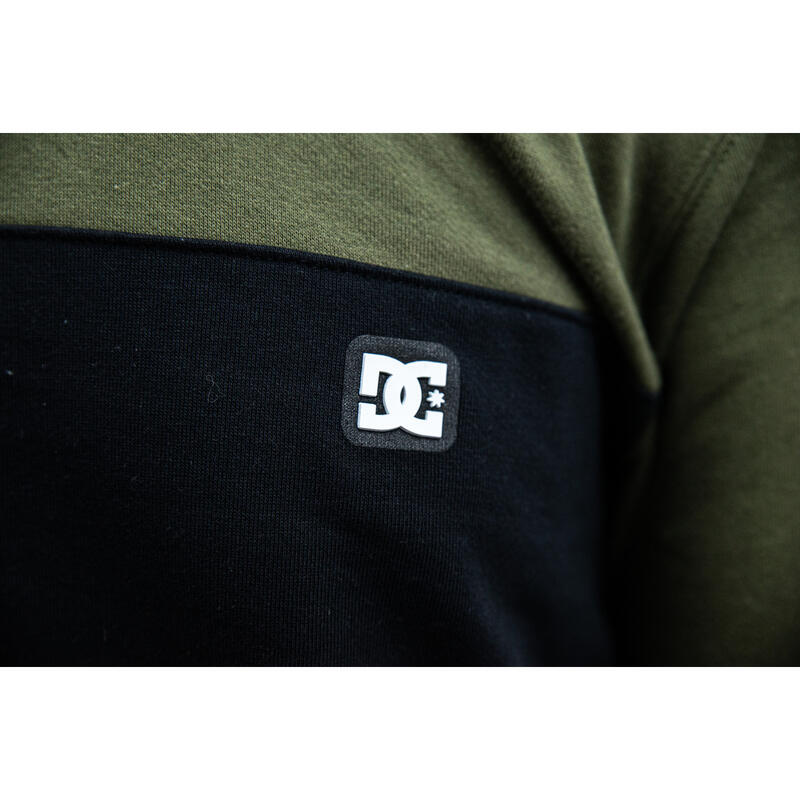 Bluza barbati Dc Shoes Rebel Crew Block 3 Green/black, Verde