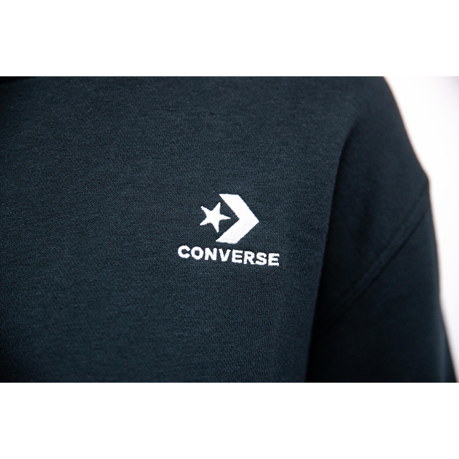 Blusa Converse Foundation Crew, Negro, Mujer 5/5