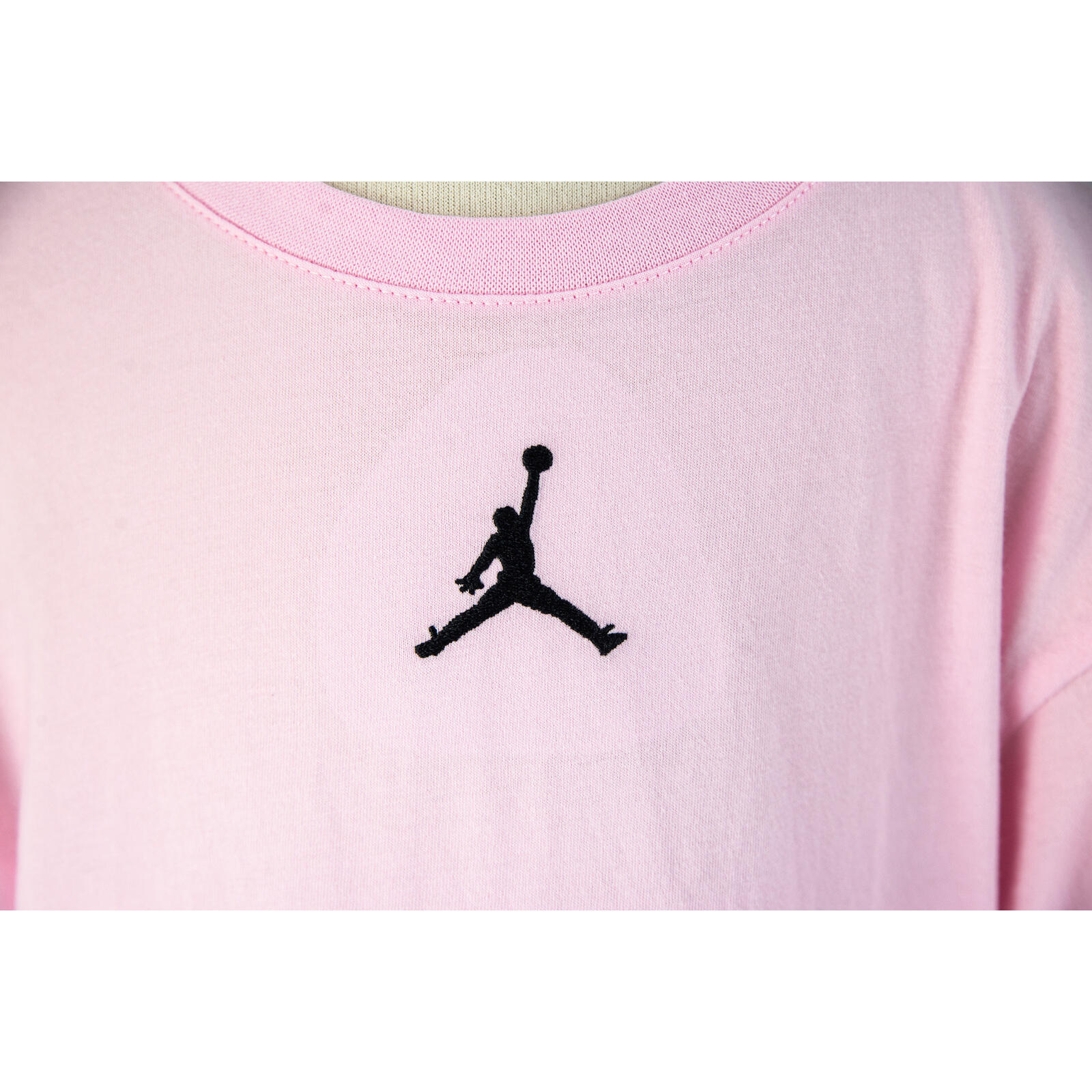 T-shirt Nike Air Jordan Junior Essentials Tee, Rose, Enfants 5/5