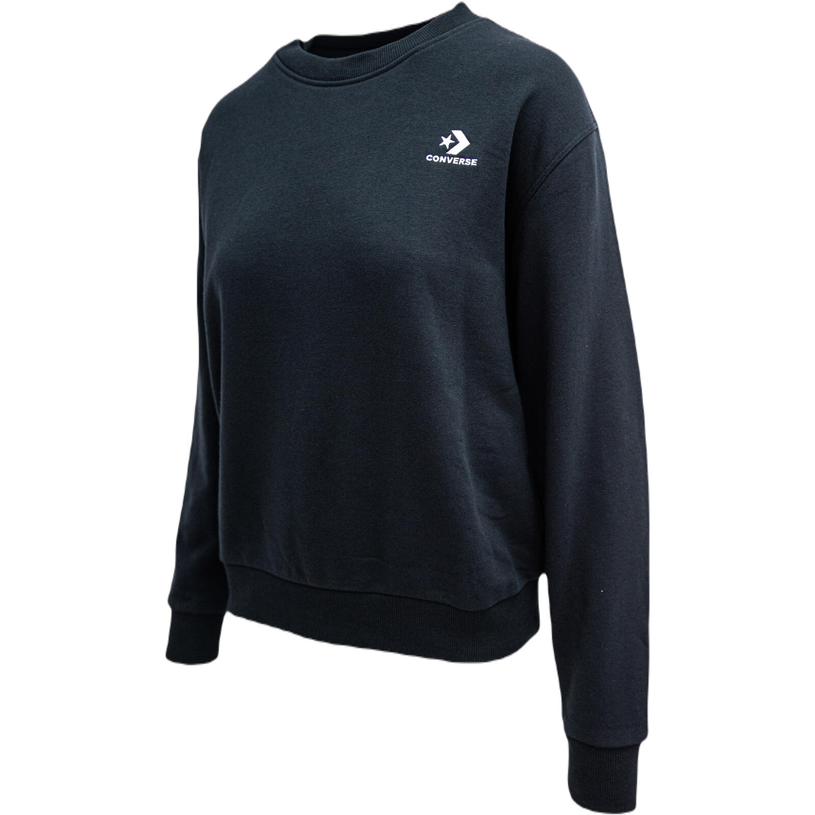 Blusa Converse Foundation Crew, Negro, Mujer 3/5