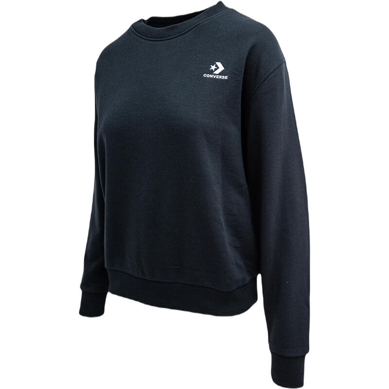 Bluza femei Converse Foundation Crew, Negru