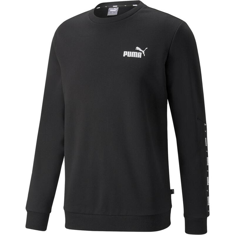 Bluza barbati Puma Essentials Tape Crew, Negru