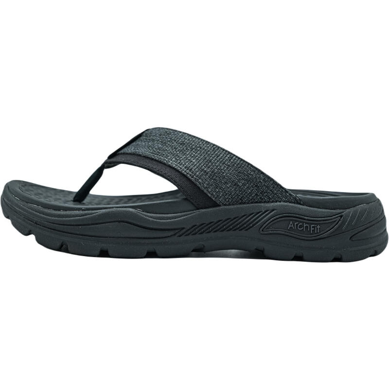 Chanclas Skechers Arch Fit Motley SD - Dolano 204345BLK, Negro, Hombre