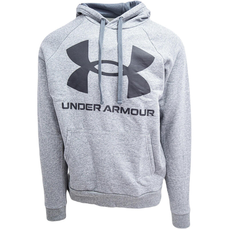 Capuche Under Armour Rival Fleece Big Logo, Gris, Hommes