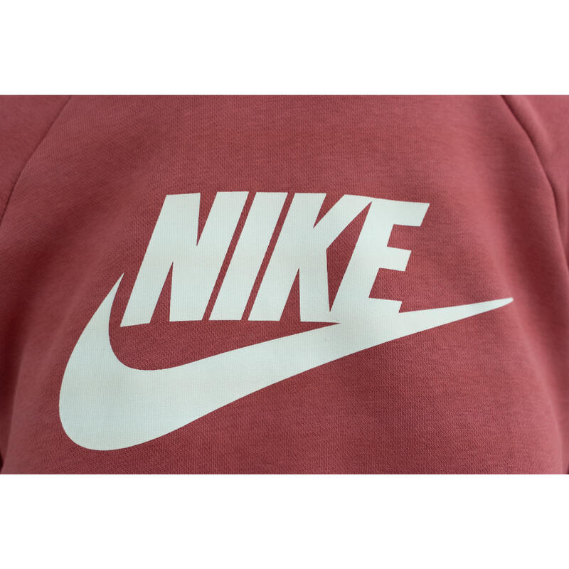 Sudadera Nike Essentials Fleece Crop, Rosado, Mujer