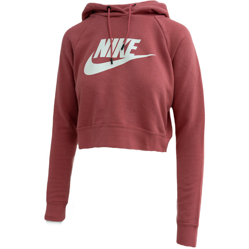 Hanorac femei Nike Essentials Fleece Crop, Roz