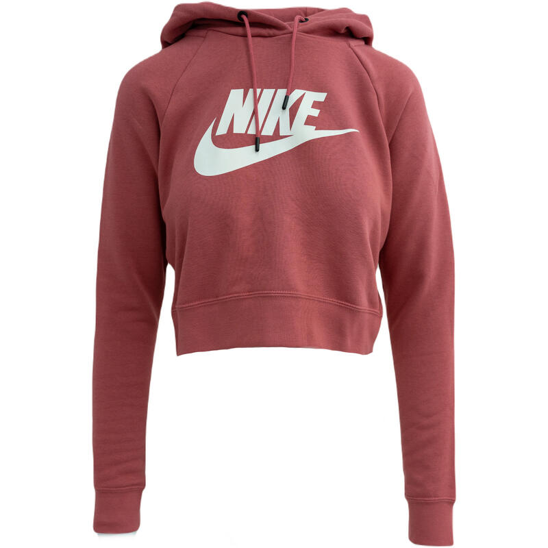 Hanorac femei Nike Essentials Fleece Crop, Roz