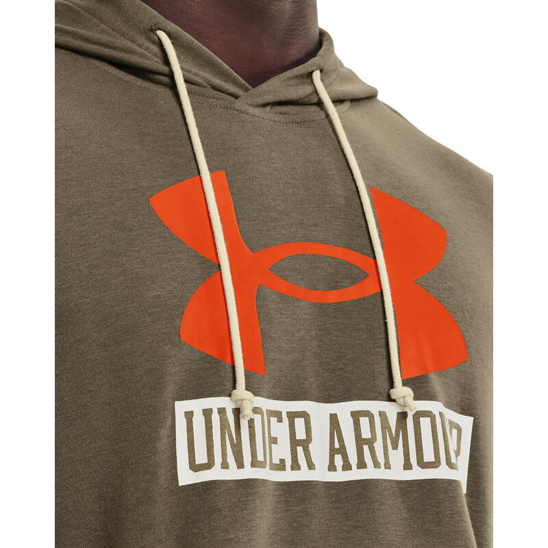 Hoodie Under Armour UA Rival Terry Logo, Verde, Homens
