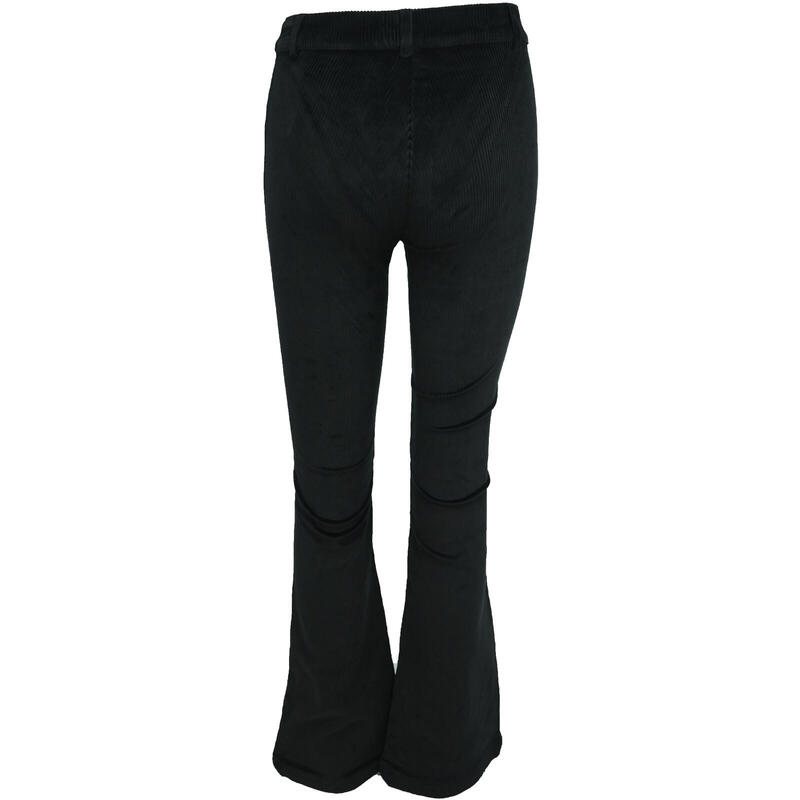 Pantalones O'Neill Ribbed Velour, Negro, Mujer