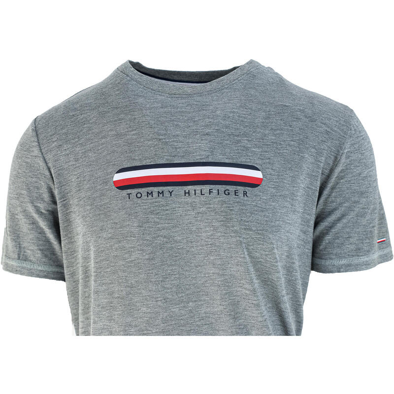 T-Shirt Tommy Hilfiger Lounge SeaCell Signature, Cinza, Homens