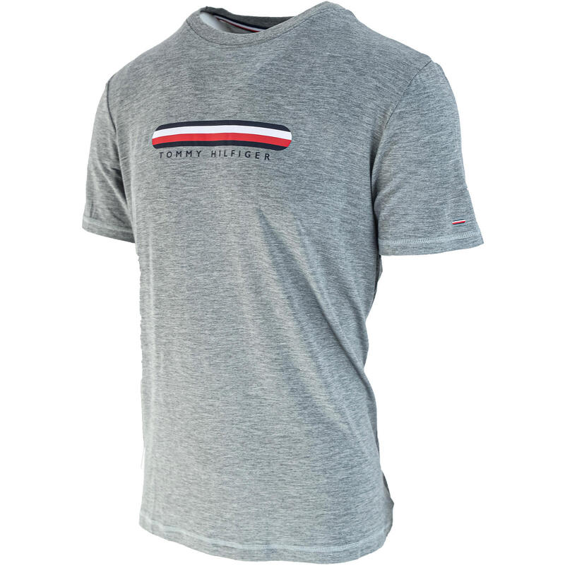 Tricou barbati Tommy Hilfiger Lounge SeaCell Signature, Gri