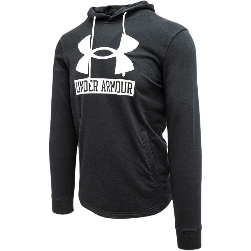 Capuche Under Armour Rival Logo, Noir, Hommes