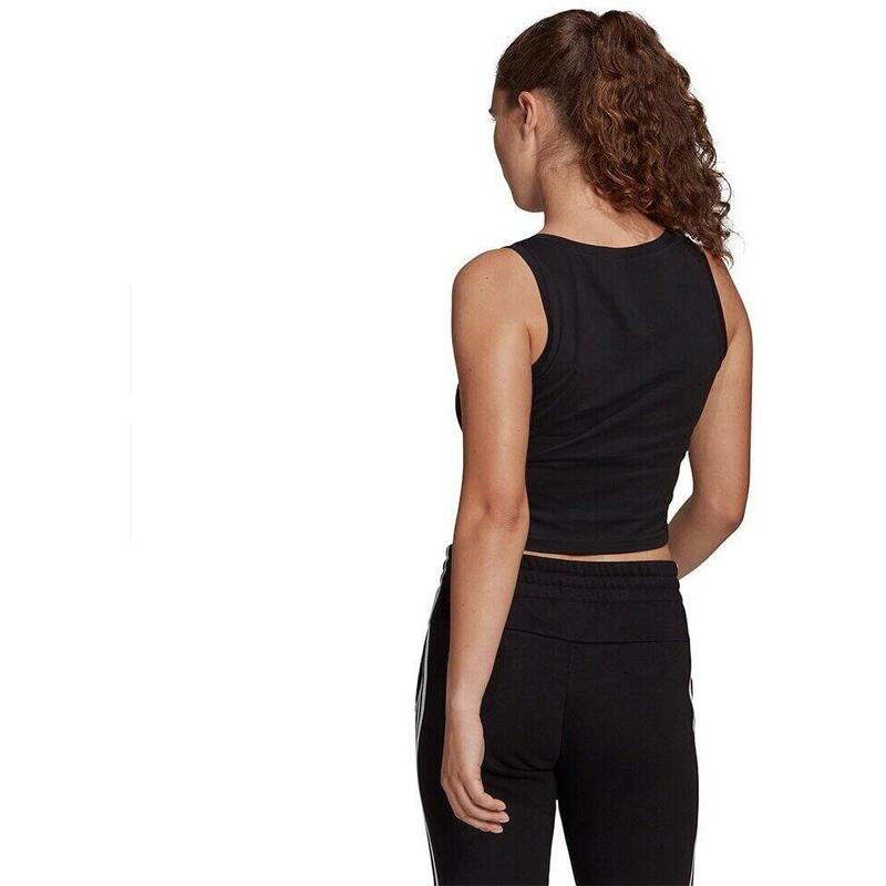 Maiou femei adidas Essentials Cropped, Negru