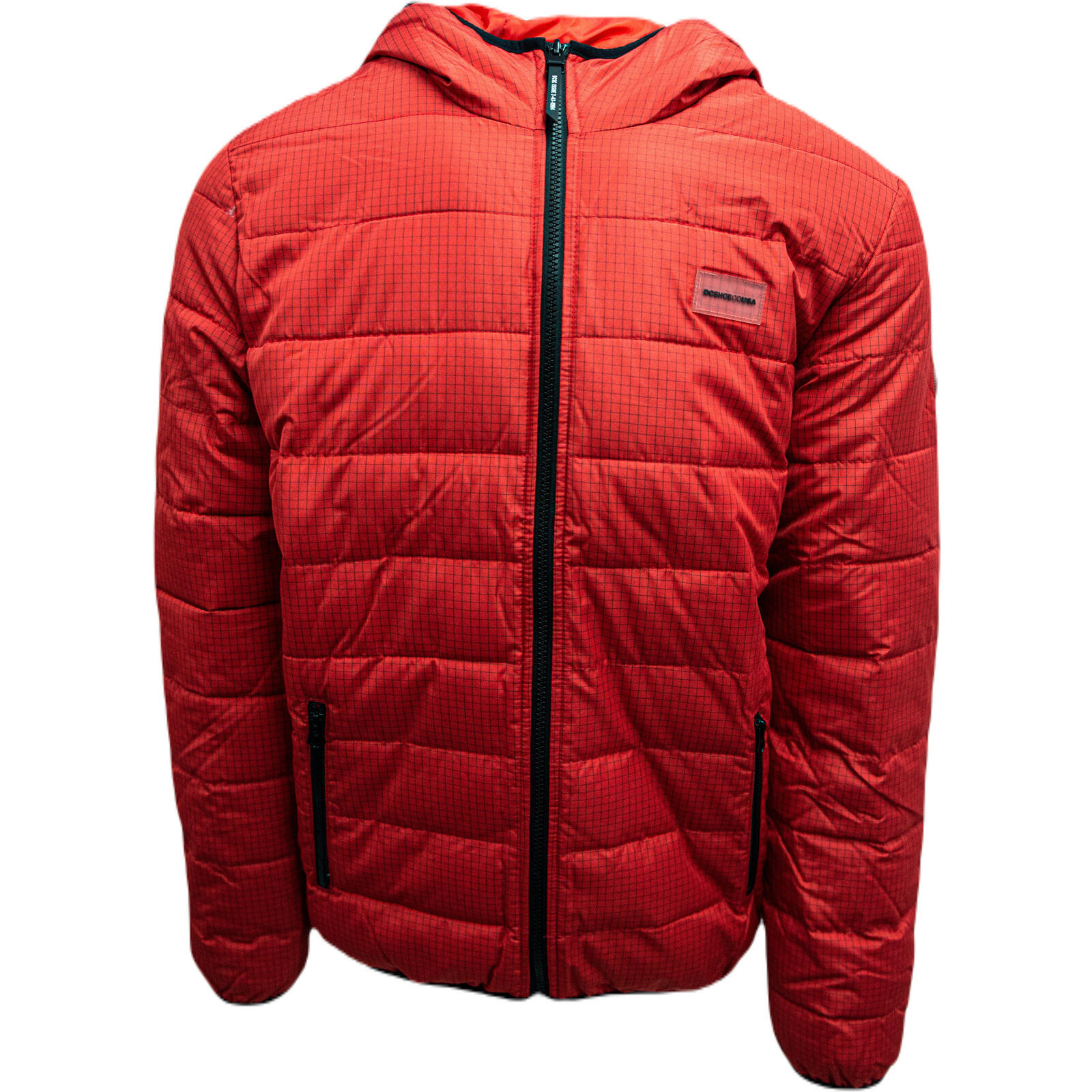 Chaqueta DC Shoes Turner Puffer Hooded Rojo Hombre Decathlon