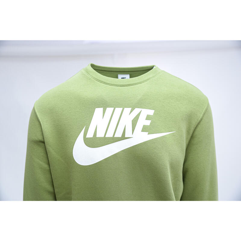 Sport felső Nike Club Fleece Crewneck, Zöld, Férfiak