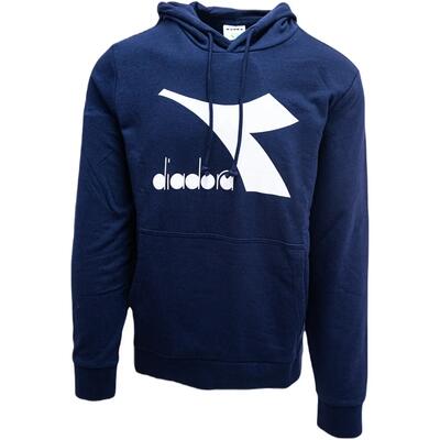 Cappuccio Diadora Big Logo Blu Uomini