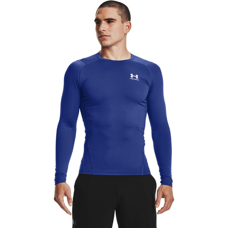 Bluza barbati Under Armour HeatGear Armour Comp LS, Albastru