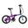 Flip Aluminium Kid Folding Bike 16 inch - Purple Blue
