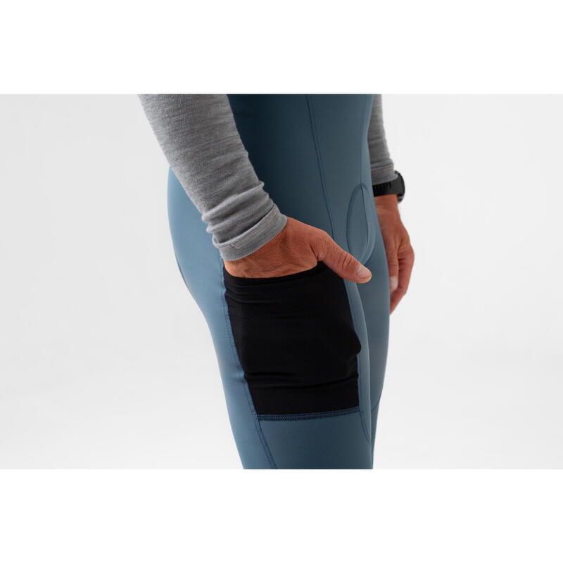 Leggings da ciclismo da uomo Termico Signature Blu Orion