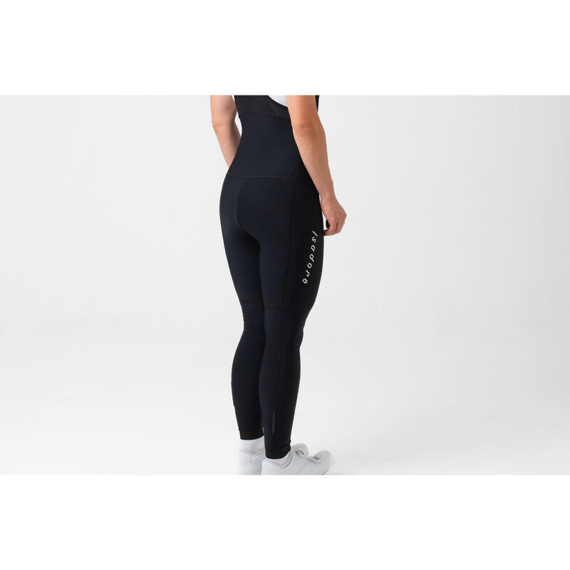 Leggings da ciclismo da donna Termico Senza Fondello Debut Nero