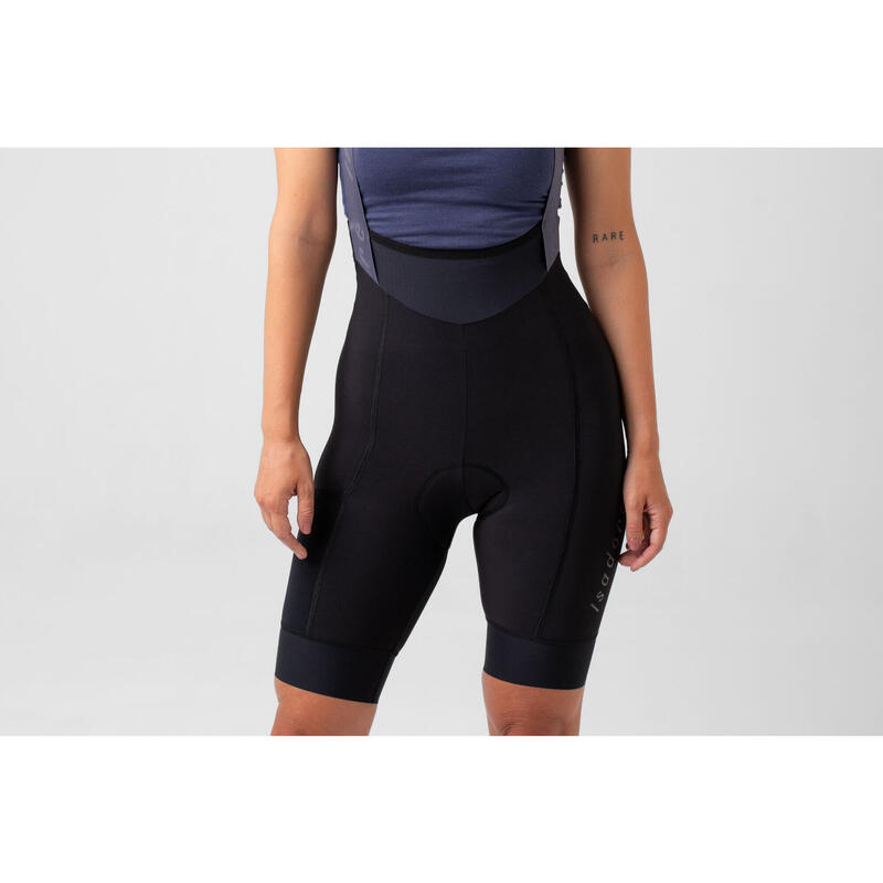 Dames wieler Bibshorts Thermisch Signature Zwart