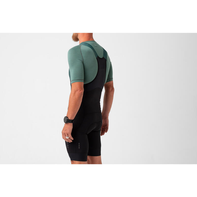 Heren wieler Bibshorts Thermisch Signature Zwart