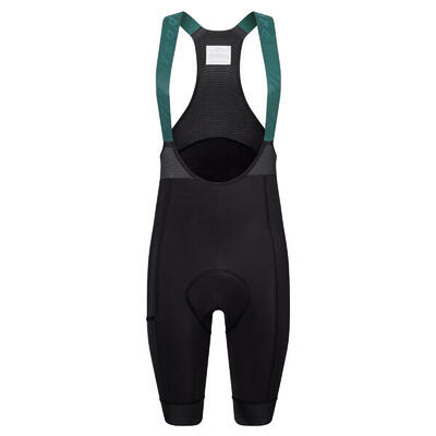 Pantaloncini con bretelle da ciclismo da uomo Termico Signature Nero