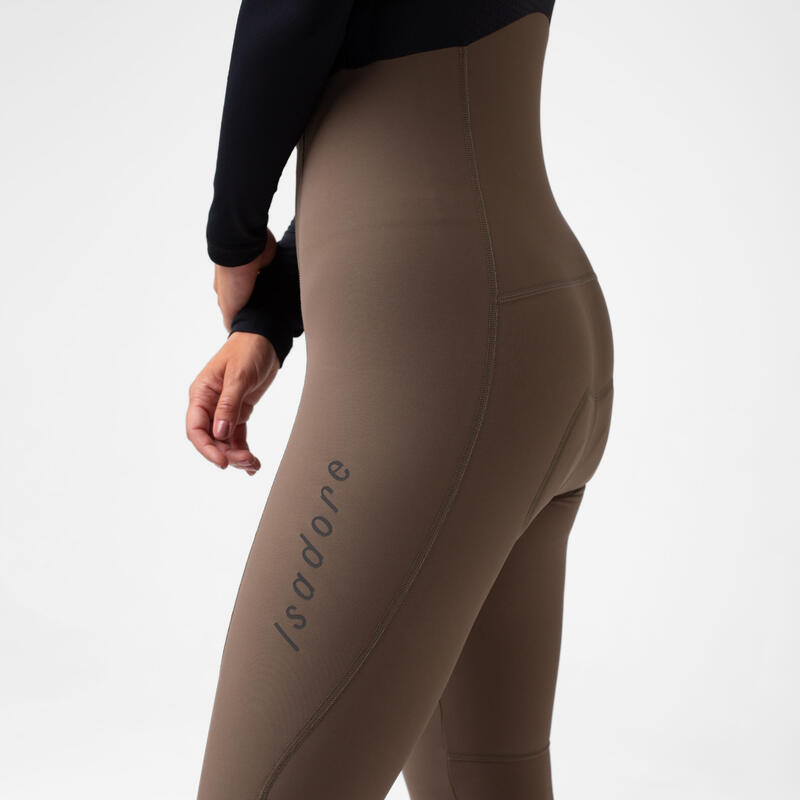 Leggings da ciclismo da donna Termico Signature Morello