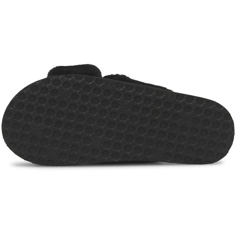 Slapi femei Puma Fluff X Strap, Negru