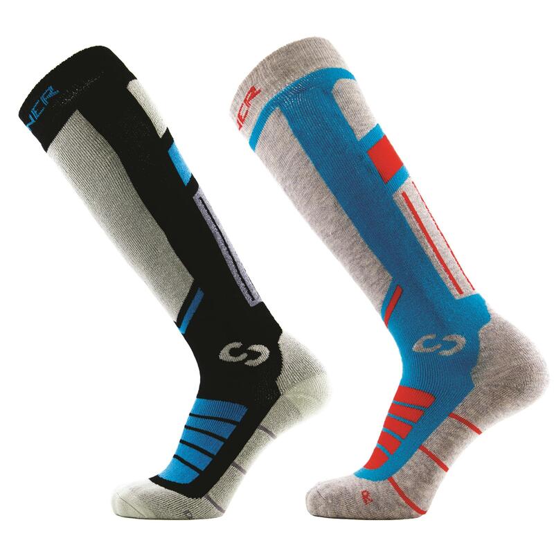 Sosete Ski/Snowboard SINNER Ski Socks Pro Socks II, Albastru/Negru, Barbati