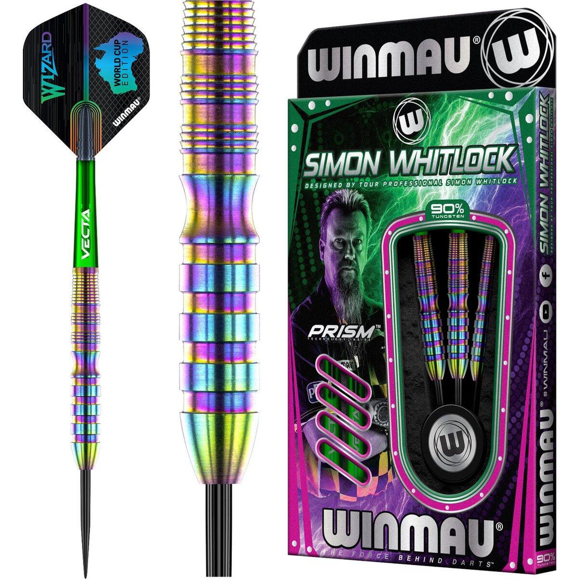 WINMAU Šipky Simon Whitlock World Cup Rainbow SE