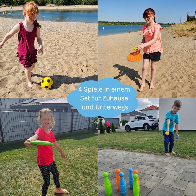 Outdoor-Sportartikel Set für Kinder in Tragetasche