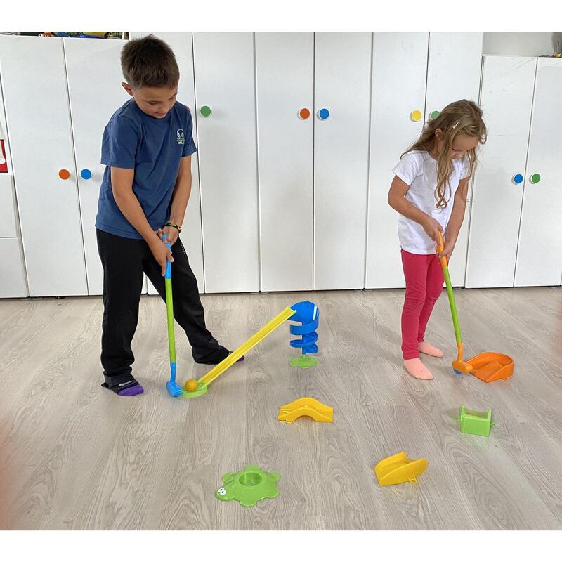 Profi Mini Golf Spiel für Kinder, robuster Kunststoff, für Indoor & Outdoor