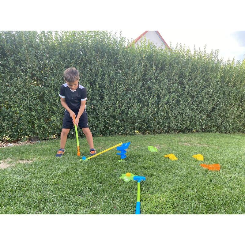 Profi Mini Golf Spiel für Kinder, robuster Kunststoff, für Indoor & Outdoor