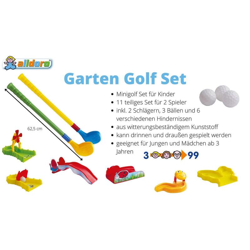 Mini Golf Spiel für Kinder, robuster Kunststoff, für Indoor & Outdoor