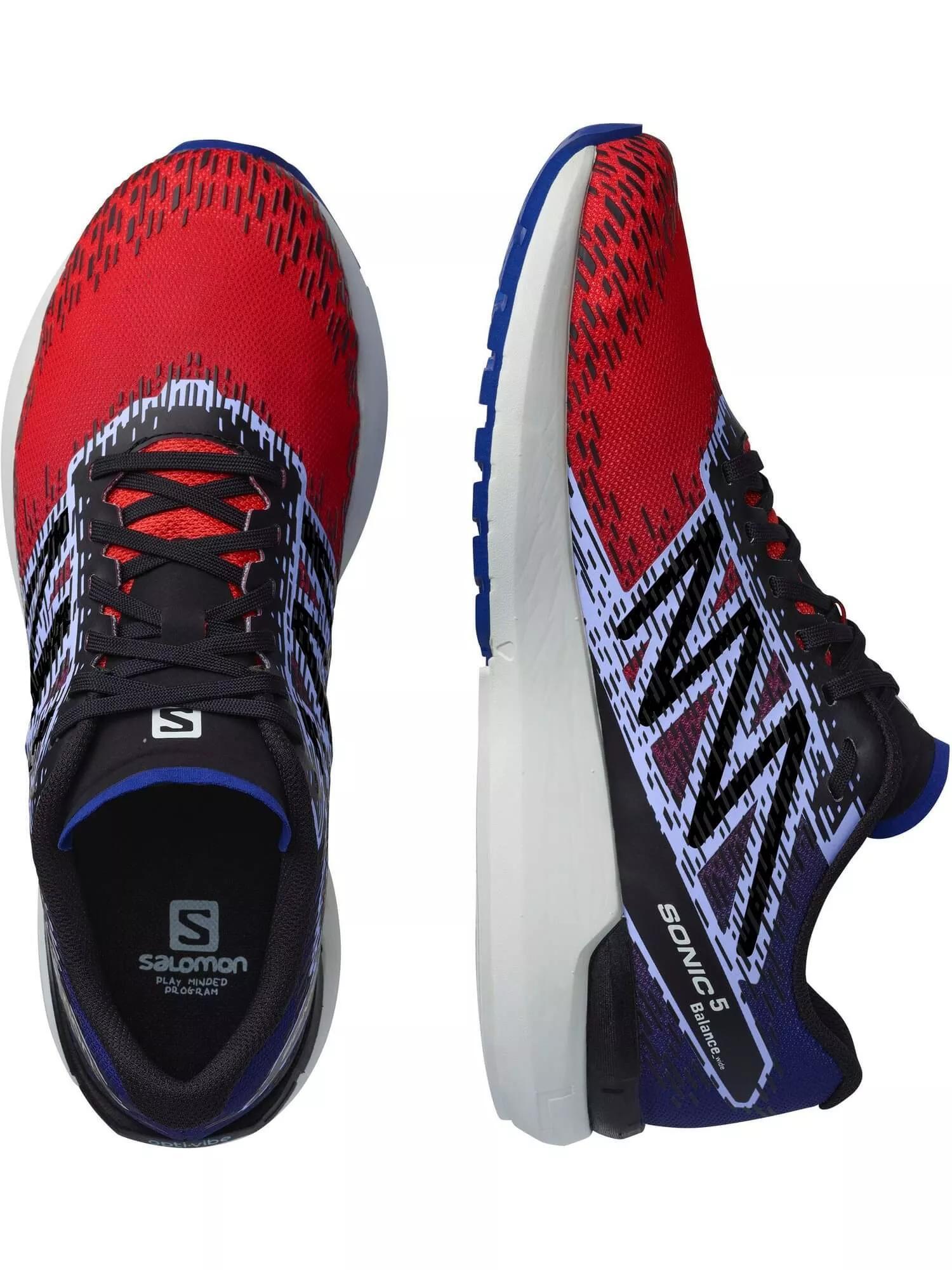 Salomon Sonic 5 Balance homme rouge bleu 4/6