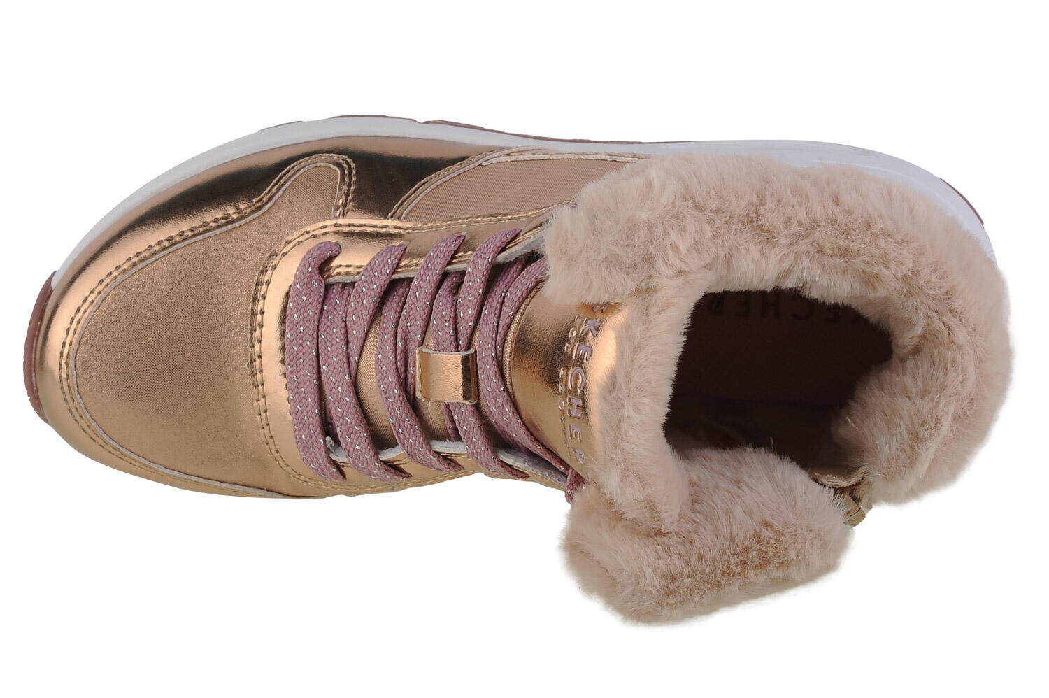 Skechers Kids UNO Cozy On Air Mädchen Sneaker Winterstiefel 310518L Gold 3/7