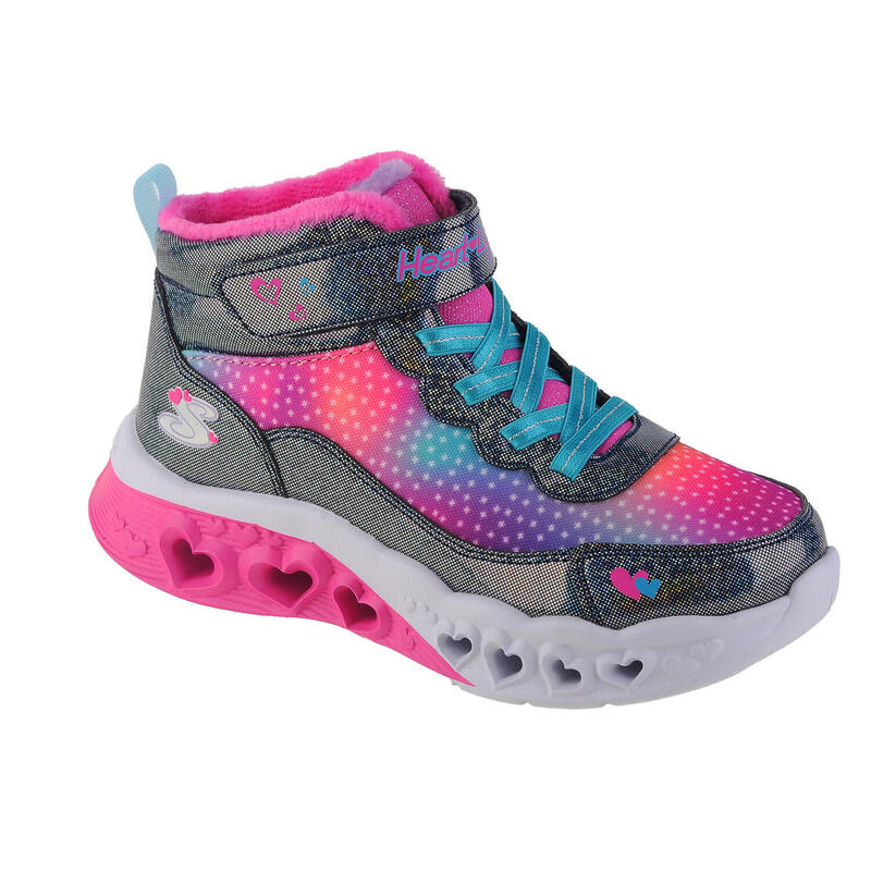 Botas de inverno para raparigas, Skechers Flutter Heart Lights - Simple Amor