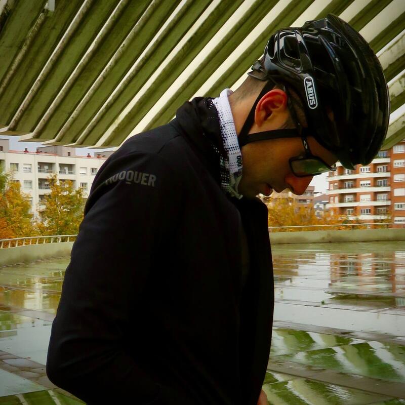 Veste de cyclisme pour la pluie en hiver avec DWR Mooquer Rain 365 noire